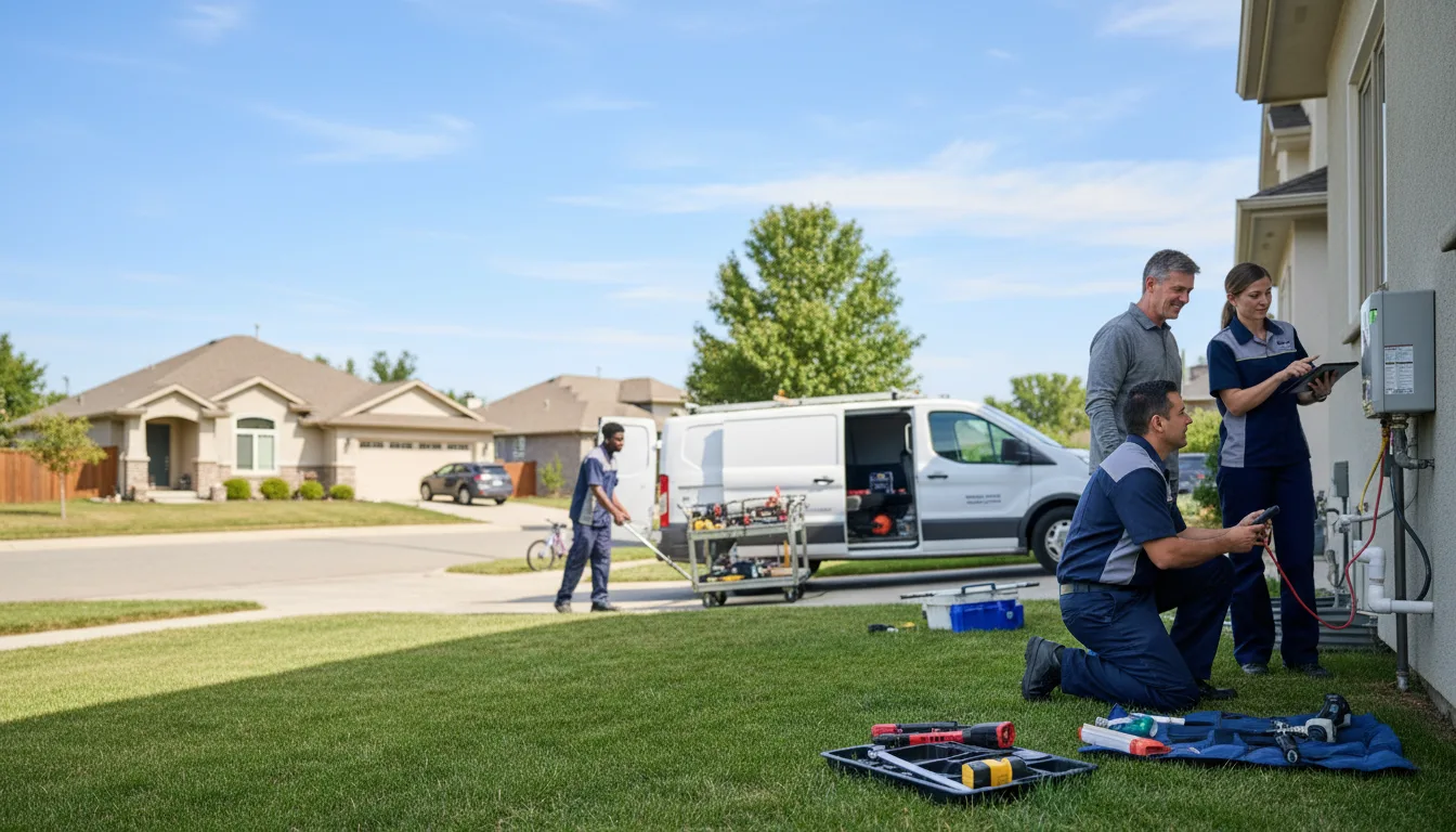 Tankless water heater service in Valley Spring, TX